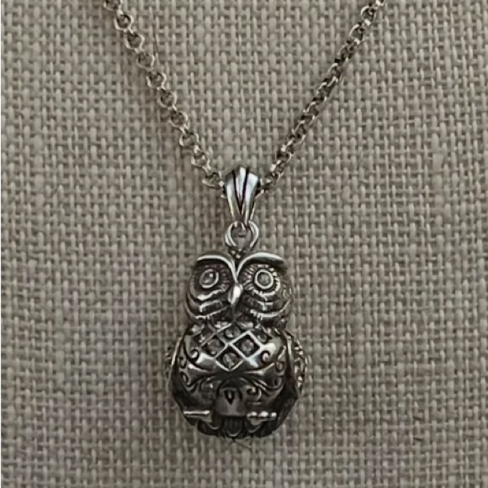 Brighton NWT Night Watch owl necklace